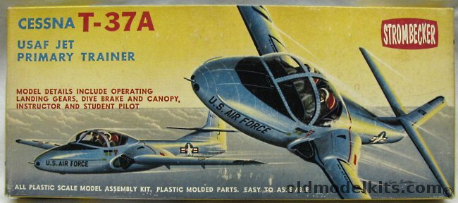 Strombecker 1/48 Cessna T-37A Tweet - USAF Jet Primary Trainer, D33-100 plastic model kit